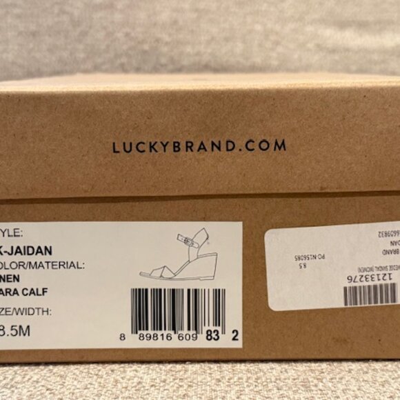 Lucky Brand Jaidan Kara Calf Sandal (Linen Color) - Picture 5 of 5
